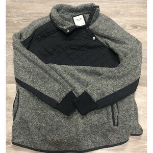 Abercrombie Fitch Pullover Sweatshirt Men’s Size L Large Muscle Gray‎ Black